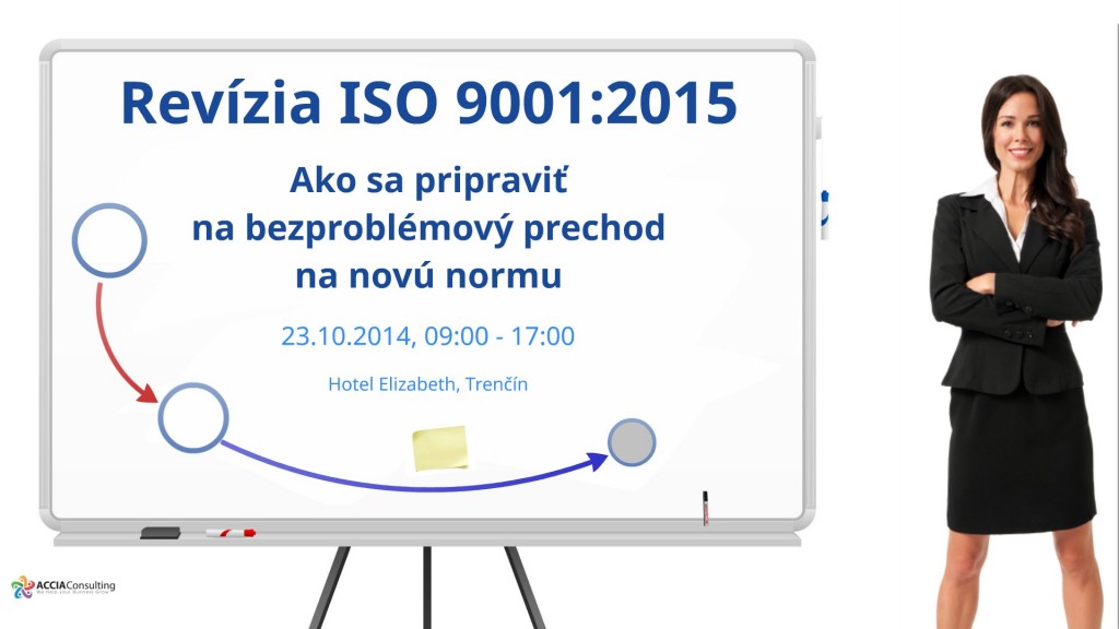 Pozvánka na seminár Revízia ISO 9001:2015