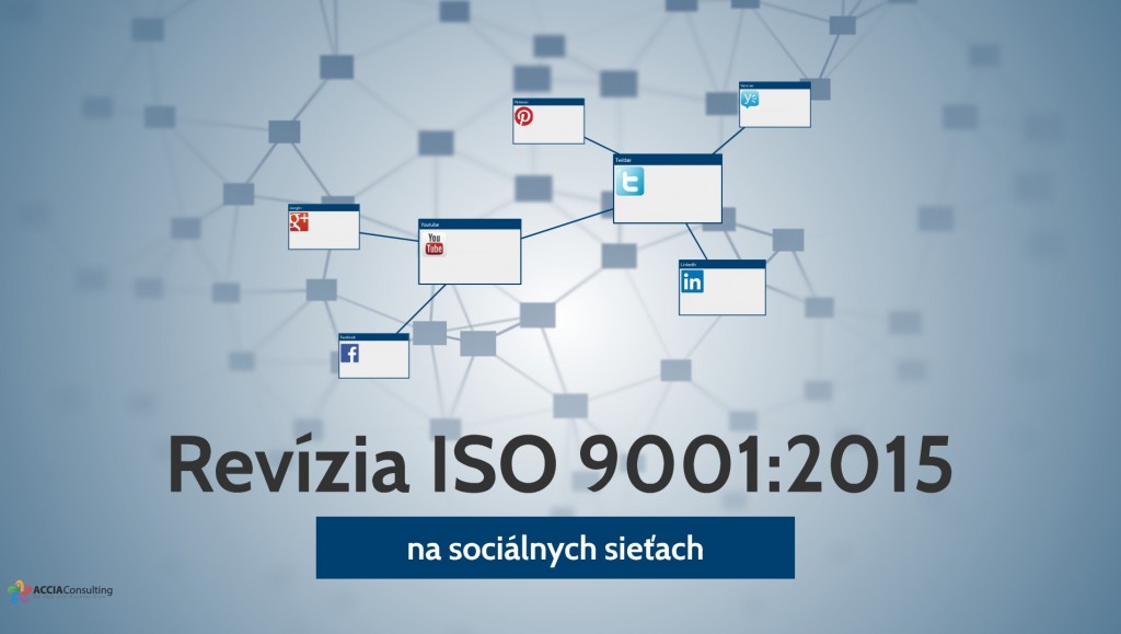 Blog Revízia ISO 9001:2015 na sociálnych sieťach