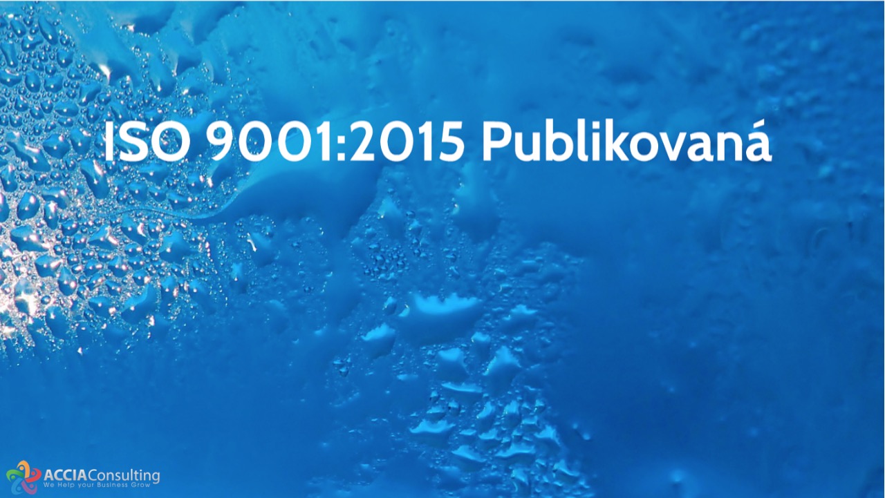 ISO 9001:2015 Publikovaná
