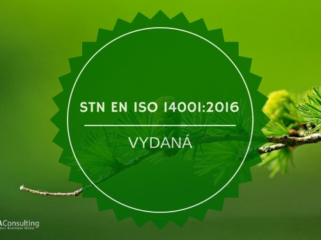 STN EN ISO 14001 Vydaná